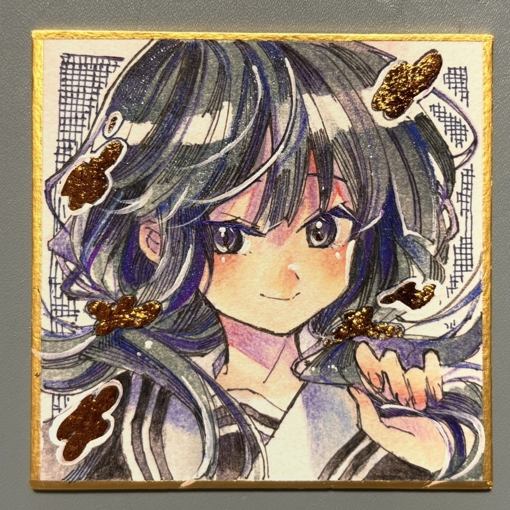 アナログ色紙「ななこ」