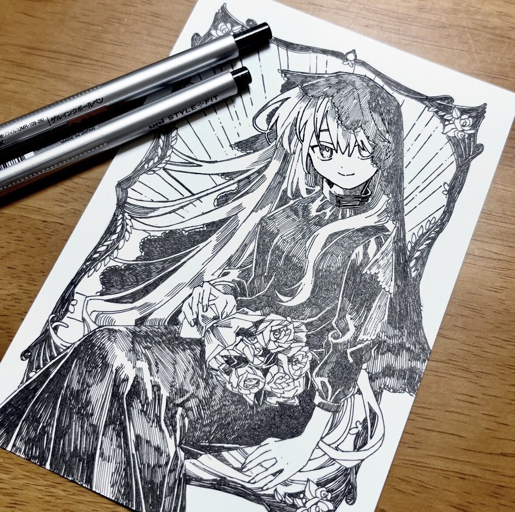 アナログ原画「カオルチャペル」