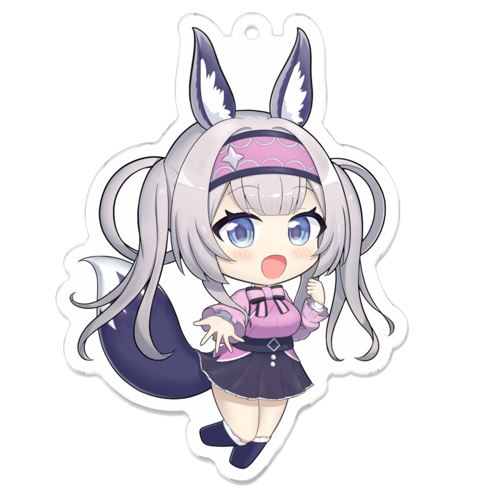 私服ヨミとおでかけアクリルキーホルダー