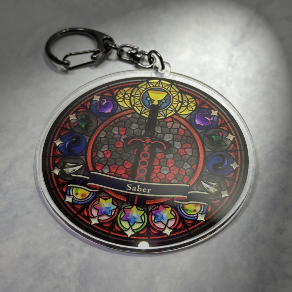 アルトリア・オルタ(剣)/FGO ステンドグラス風アクリルキーホルダー
