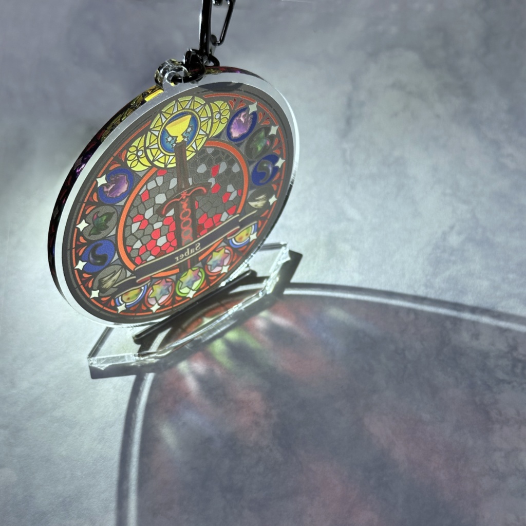 アルトリア・オルタ(剣)/FGO ステンドグラス風アクリルキーホルダー