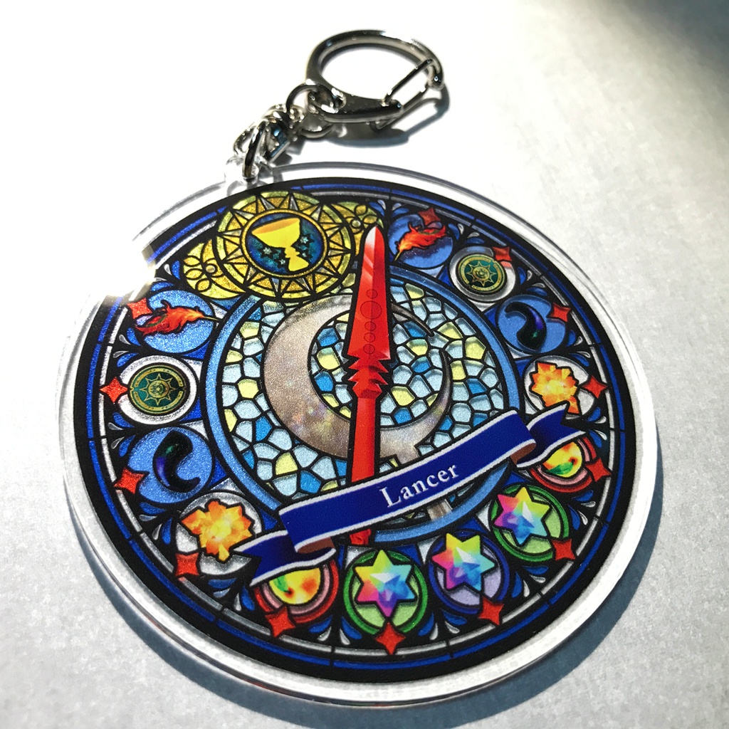 クー・フーリン(槍)/FGO ステンドグラス風アクリルキーホルダー