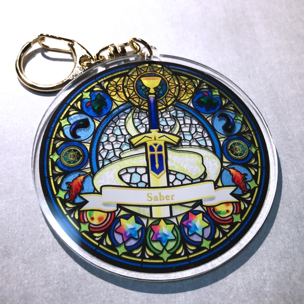 アルトリア・ペンドラゴン/FGO ステンドグラス風アクリルキーホルダー