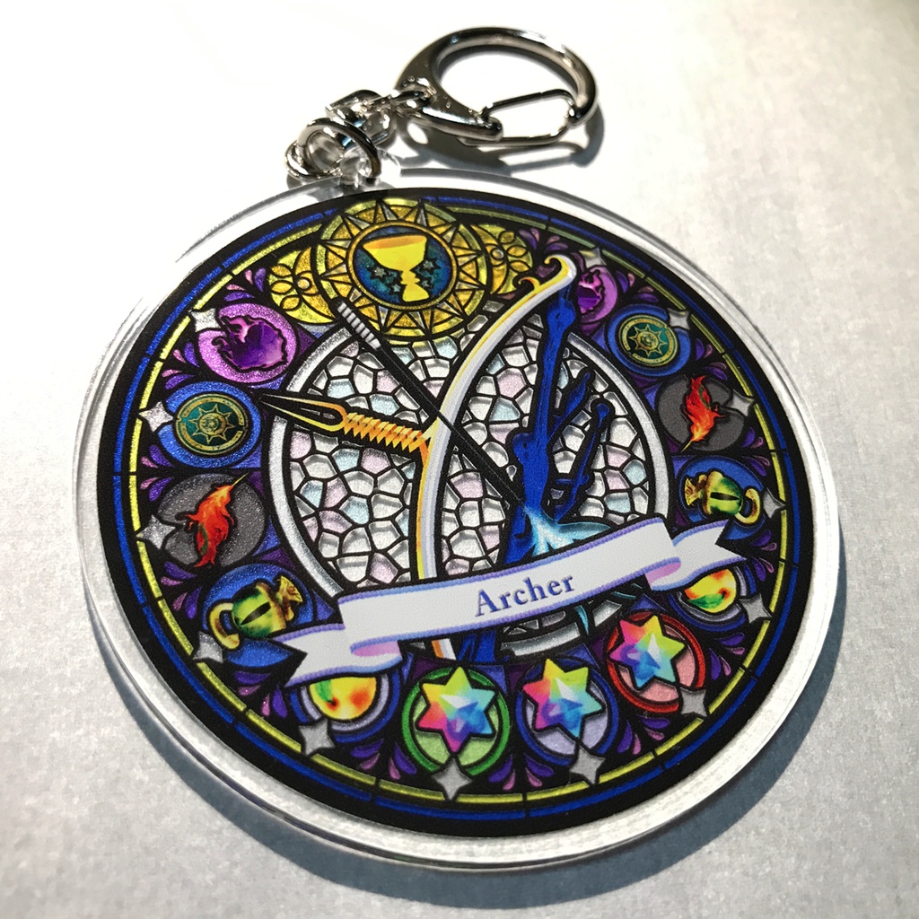 アルジュナ/FGO ステンドグラス風アクリルキーホルダー