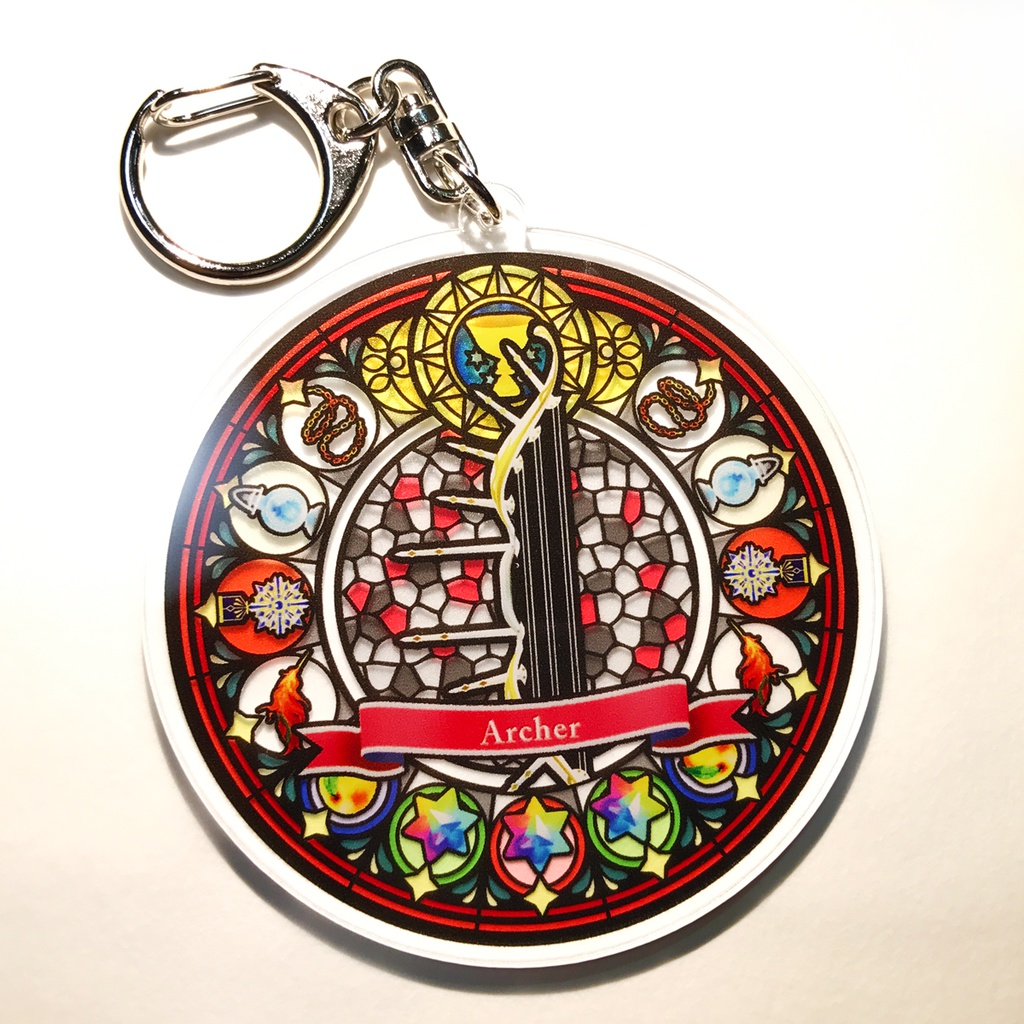 トリスタン/FGO ステンドグラス風アクリルキーホルダー