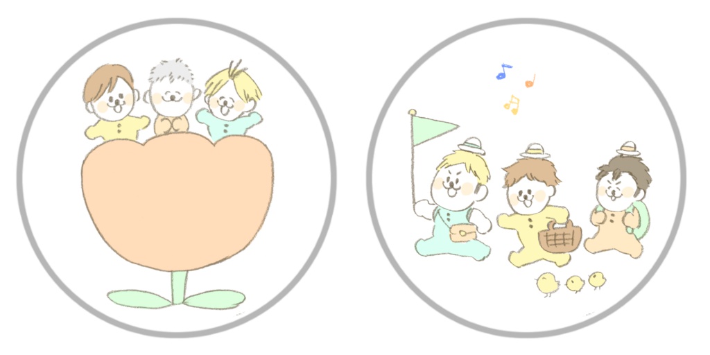 伊達工缶バッジミラー