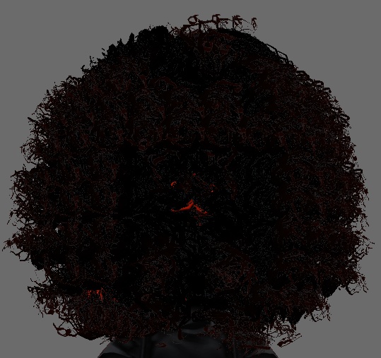 Medium Curly Afro (VRoid Hair Preset Beta and Stable)