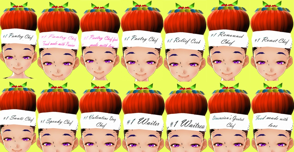 Pudding Hat (VRoid Hair Preset Beta and Stable)