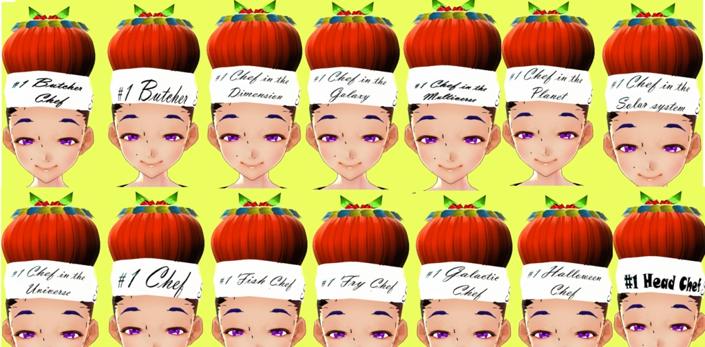 Pudding Hat (VRoid Hair Preset Beta and Stable)