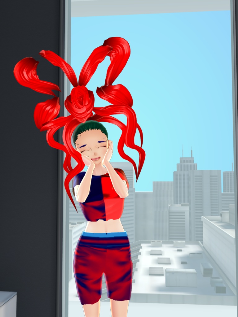 Giant Bow (VRoid Hair Preset Beta and Stable)