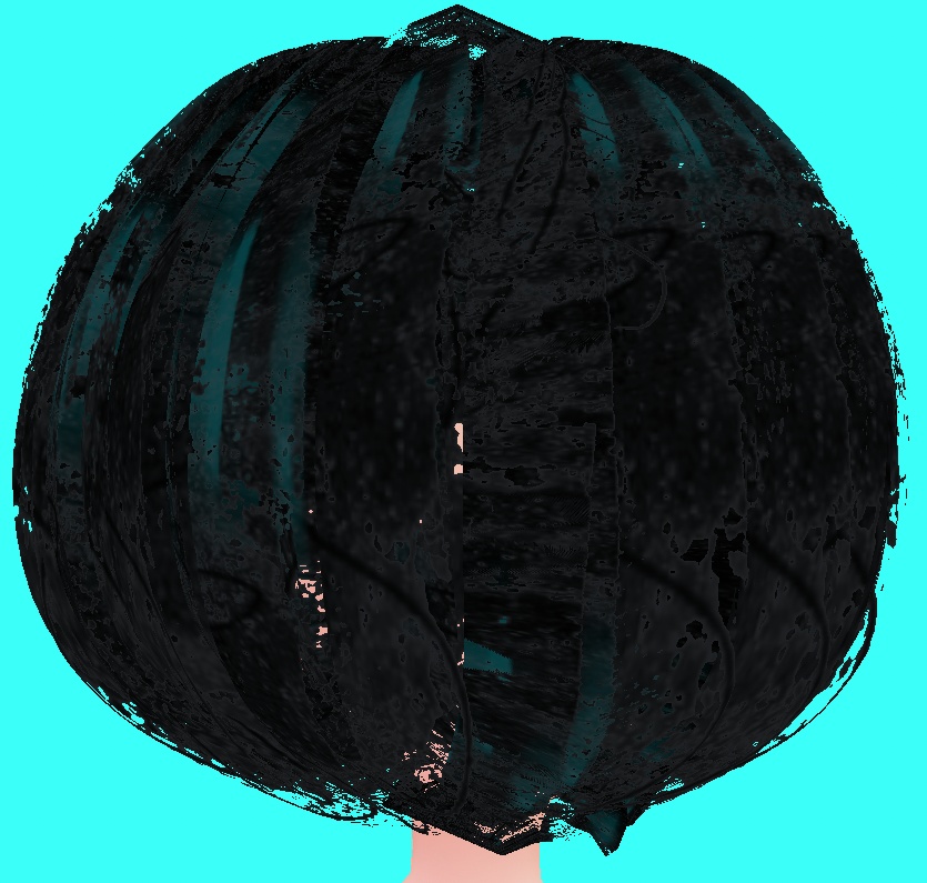 Round Afro (VRoid Hair Preset Beta and Stable)