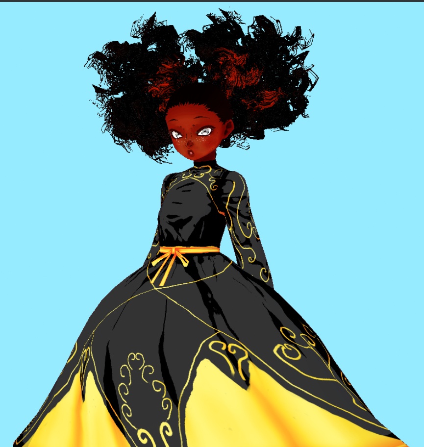 12 Curly Hair Texture Bundle (VRoid Hair Texture Beta)