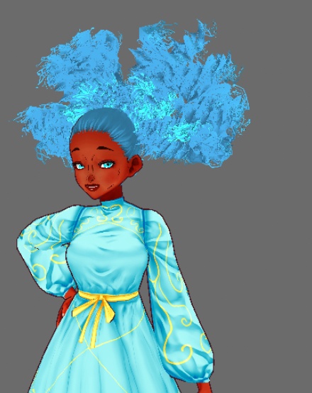 12 Curly Hair Texture Bundle (VRoid Hair Texture Beta)