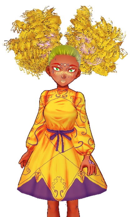 12 Curly Hair Texture Bundle (VRoid Hair Texture Beta)