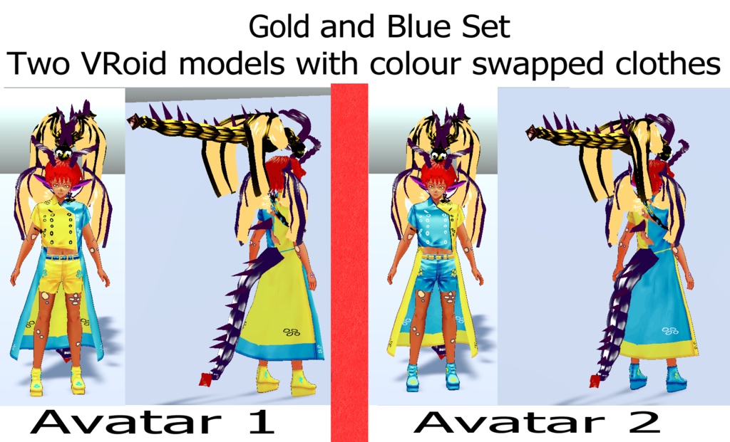 Wyatt Male Dragon Tamer Avatar (VRoid Avatar 3D Model)