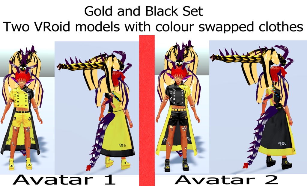 Wyatt Male Dragon Tamer Avatar (VRoid Avatar 3D Model)