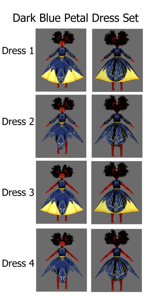 Petal Dress (VRoid Dress Texture)