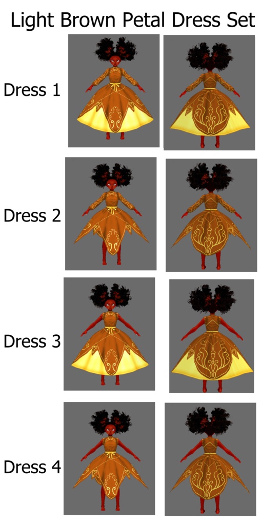 Petal Dress (VRoid Dress Texture)