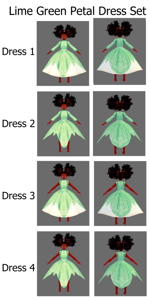Petal Dress (VRoid Dress Texture)