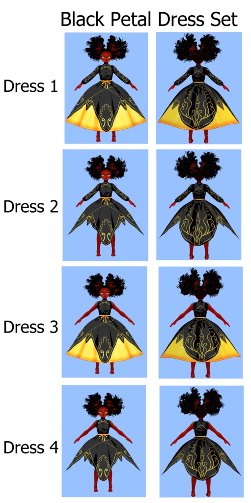 Petal Dress (VRoid Dress Texture)