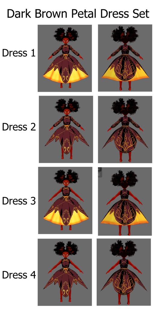 Petal Dress (VRoid Dress Texture)