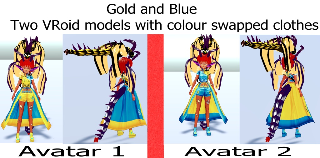 Hope Female Dragon Tamer Avatar (VRoid Avatar 3D Model)