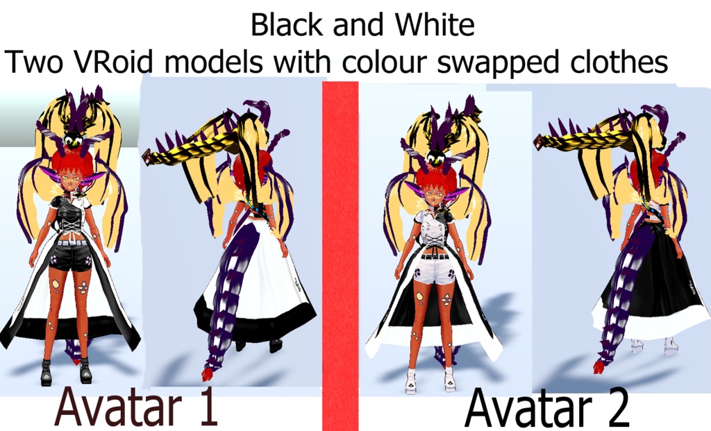 Hope Female Dragon Tamer Avatar (VRoid Avatar 3D Model)