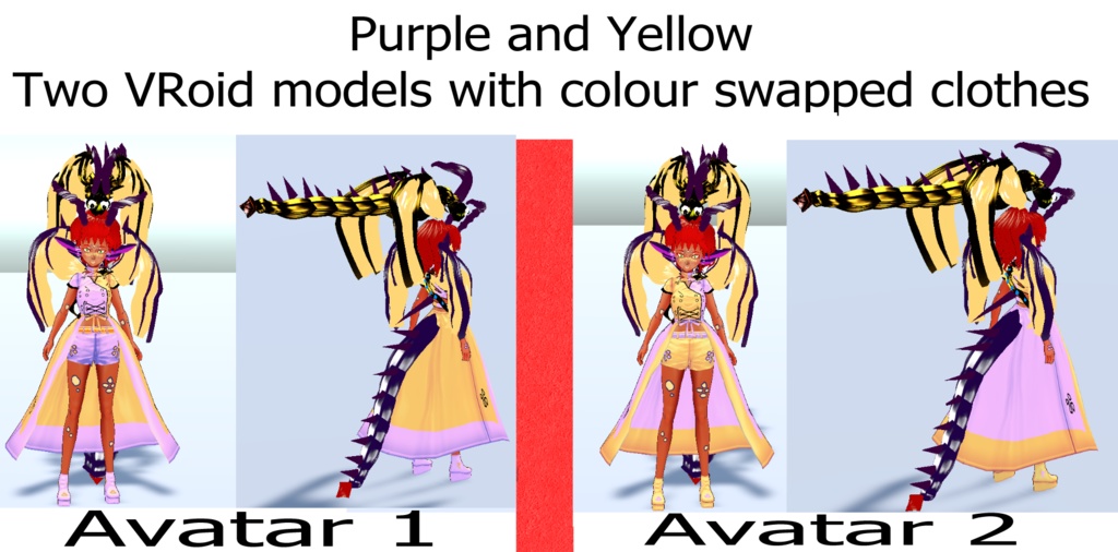 Hope Female Dragon Tamer Avatar (VRoid Avatar 3D Model)
