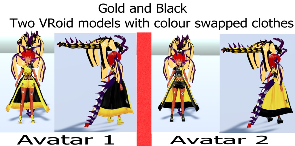 Hope Female Dragon Tamer Avatar (VRoid Avatar 3D Model)