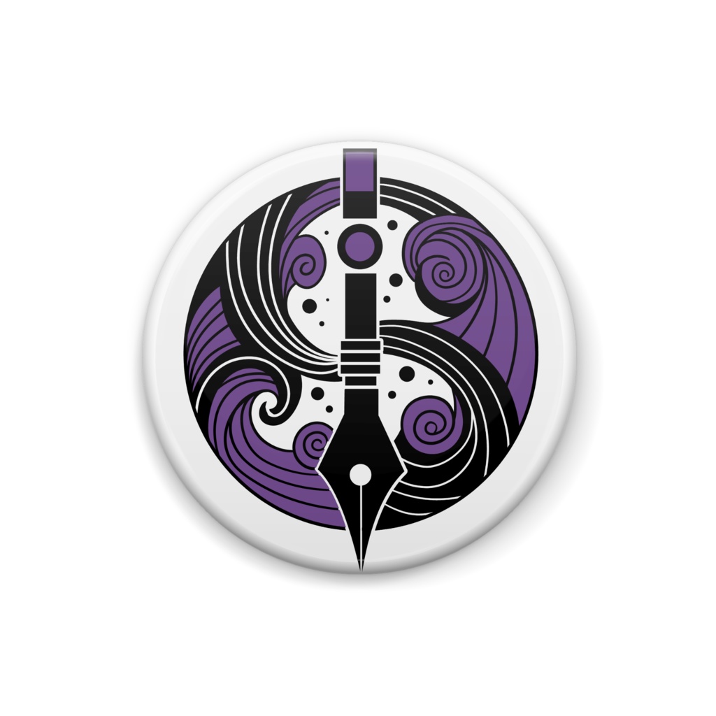 四海紫郎　缶バッジ