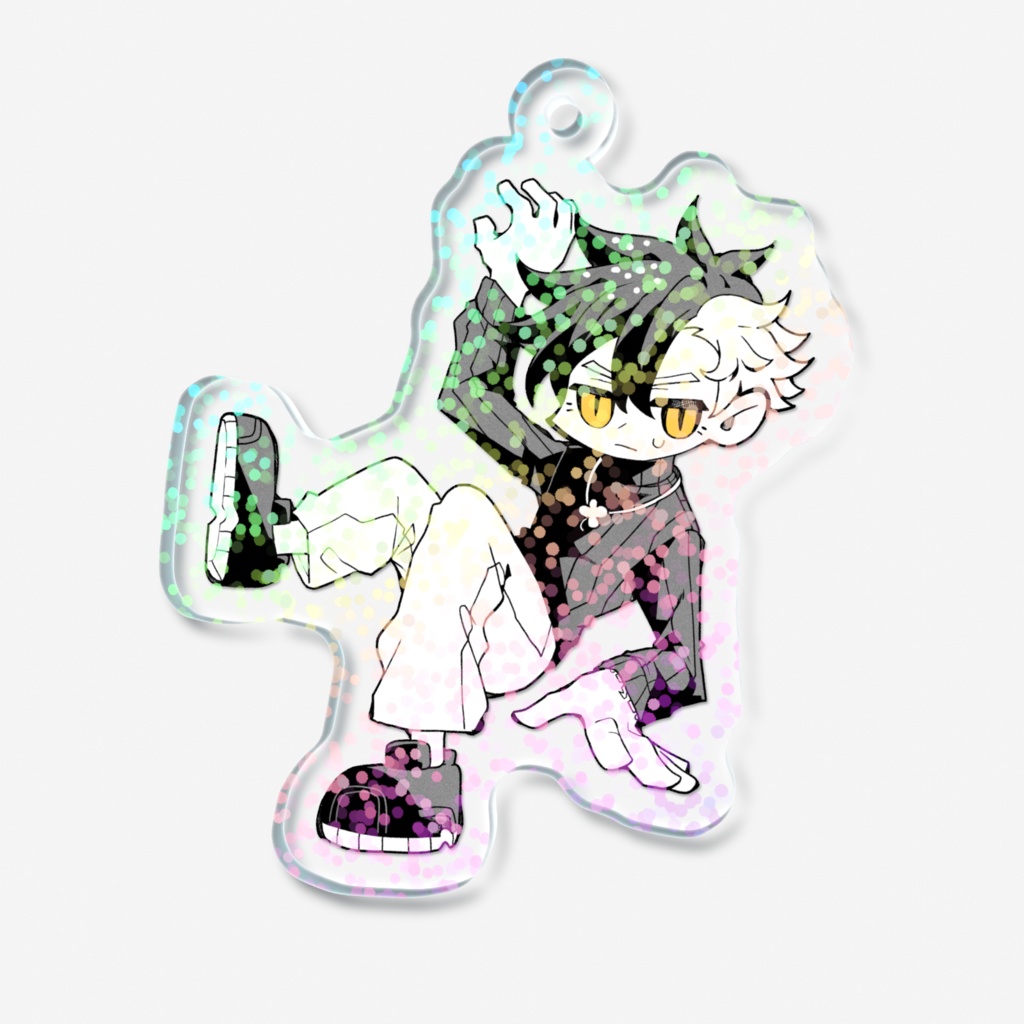 四海紫郎 ホログラムアクリルキーホルダー