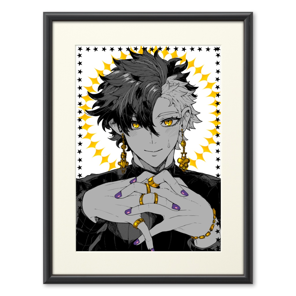 四海紫郎　複製画