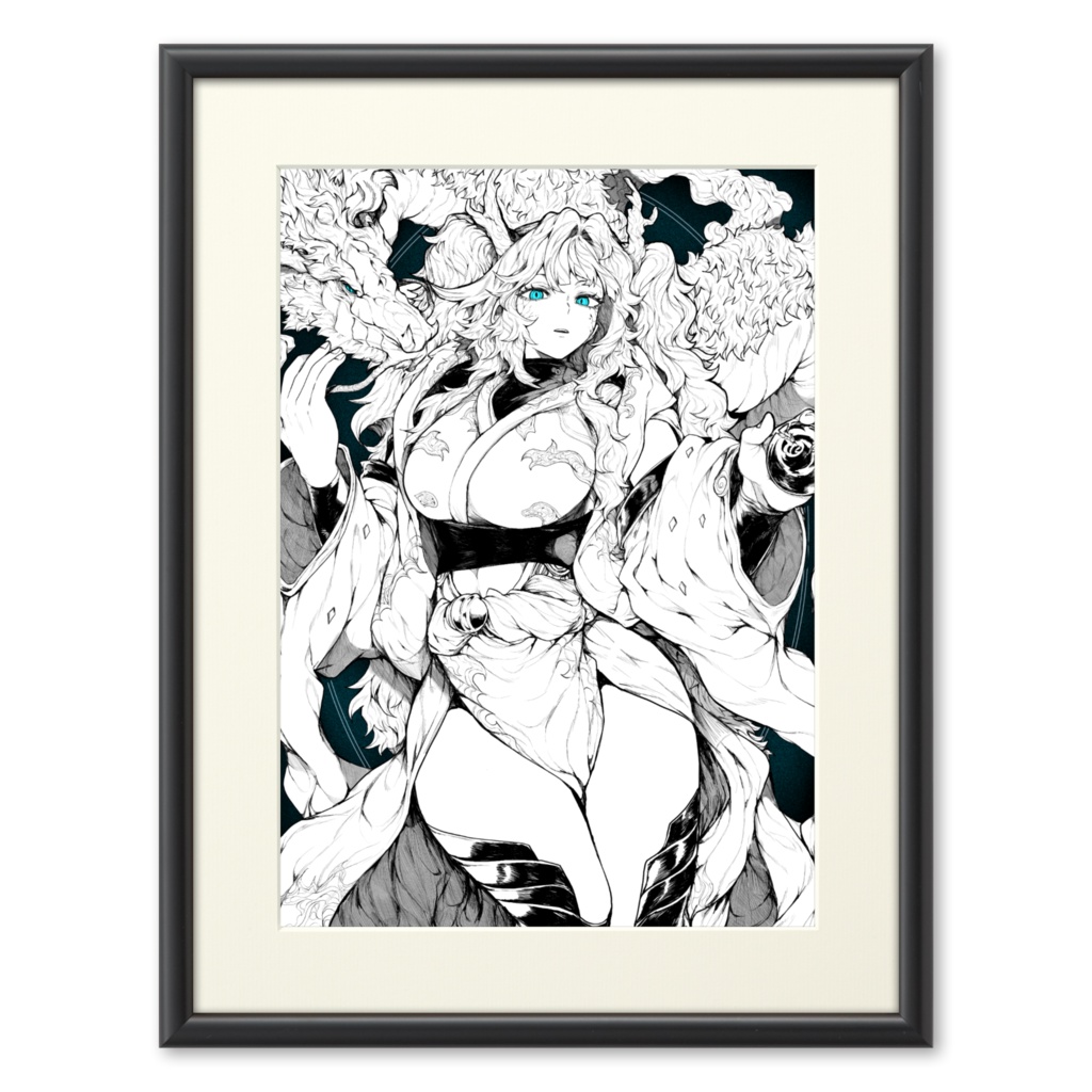 四海紫郎　複製画