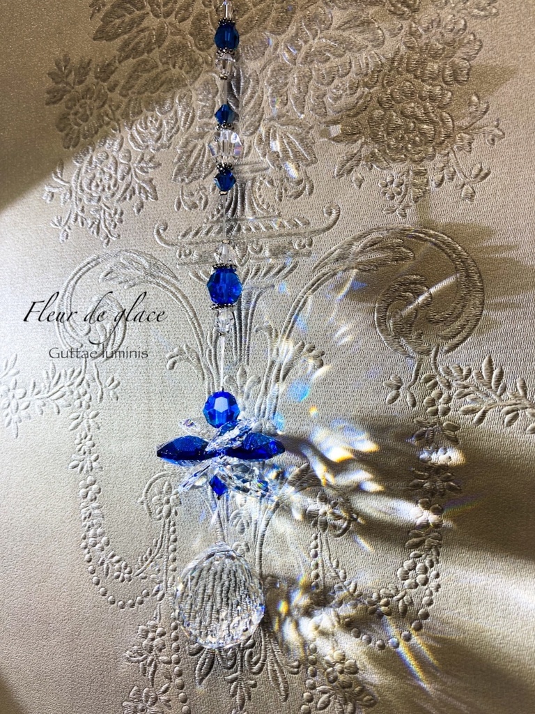 販売終了・Fleur de glaceー氷の花ー(オリジナルサンキャッチャー)