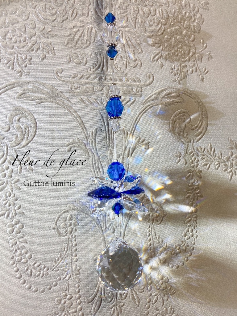 販売終了・Fleur de glaceー氷の花ー(オリジナルサンキャッチャー)