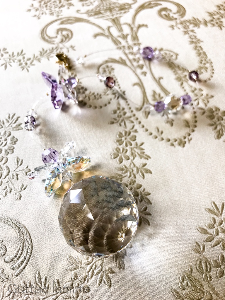 サンキャッチャー(クリア×パープル Lサイズ)頒布終了