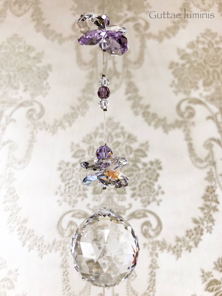 サンキャッチャー(クリア×パープル Lサイズ)頒布終了