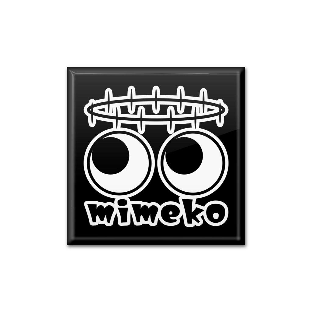 深目子缶バッジ(ロゴ) - 深目子 - mimeko - BOOTH