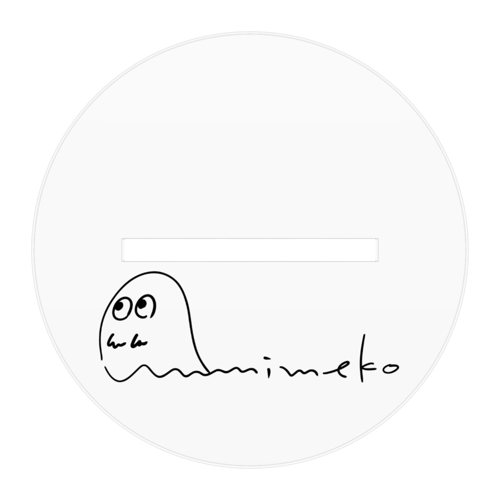 深目子アクリルフィギュア(立ち絵by Hinata)