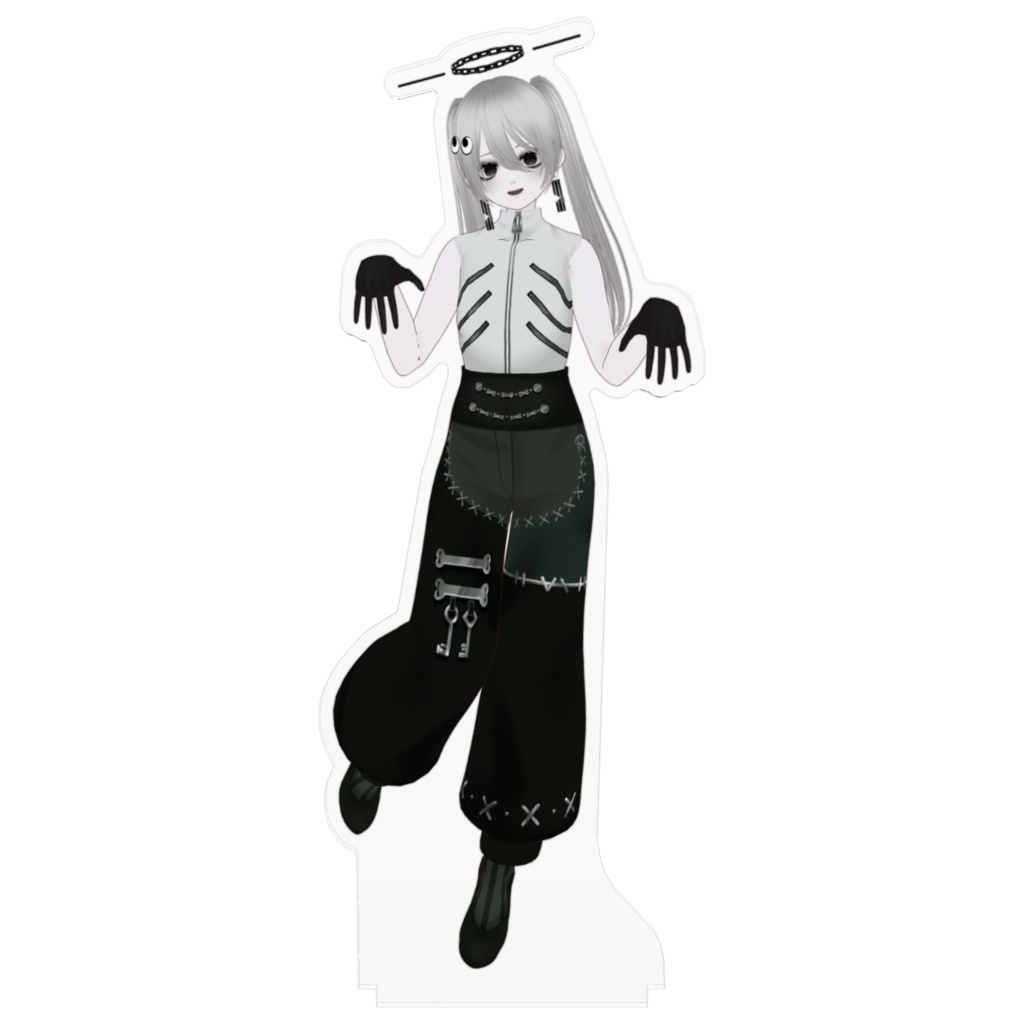 深目子アクリルフィギュア(3Dオリジナル衣装コートなしver.)