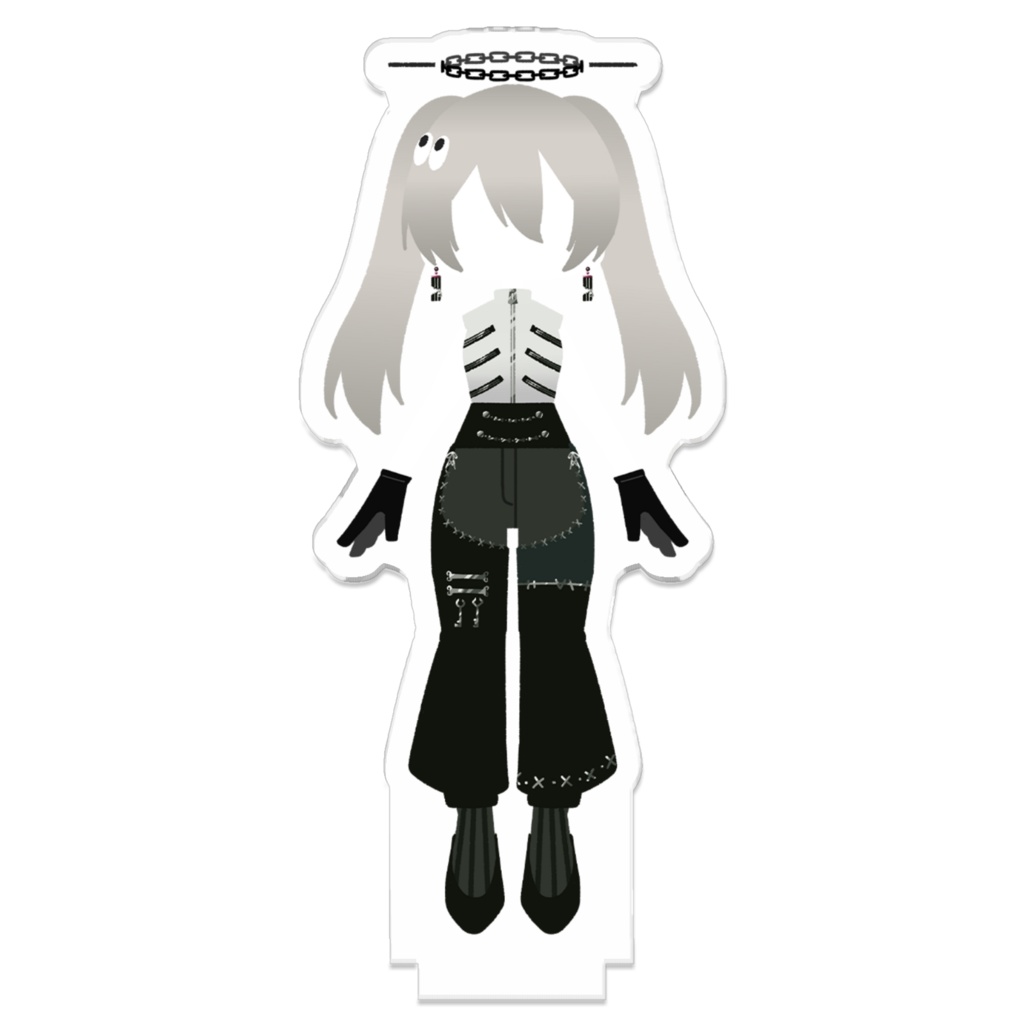 深目子つながるアクスタ(衣装デザインコートなし-表)