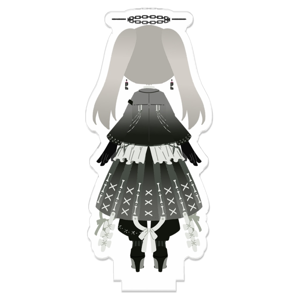 深目子つながるアクスタ(衣装デザイン-裏)