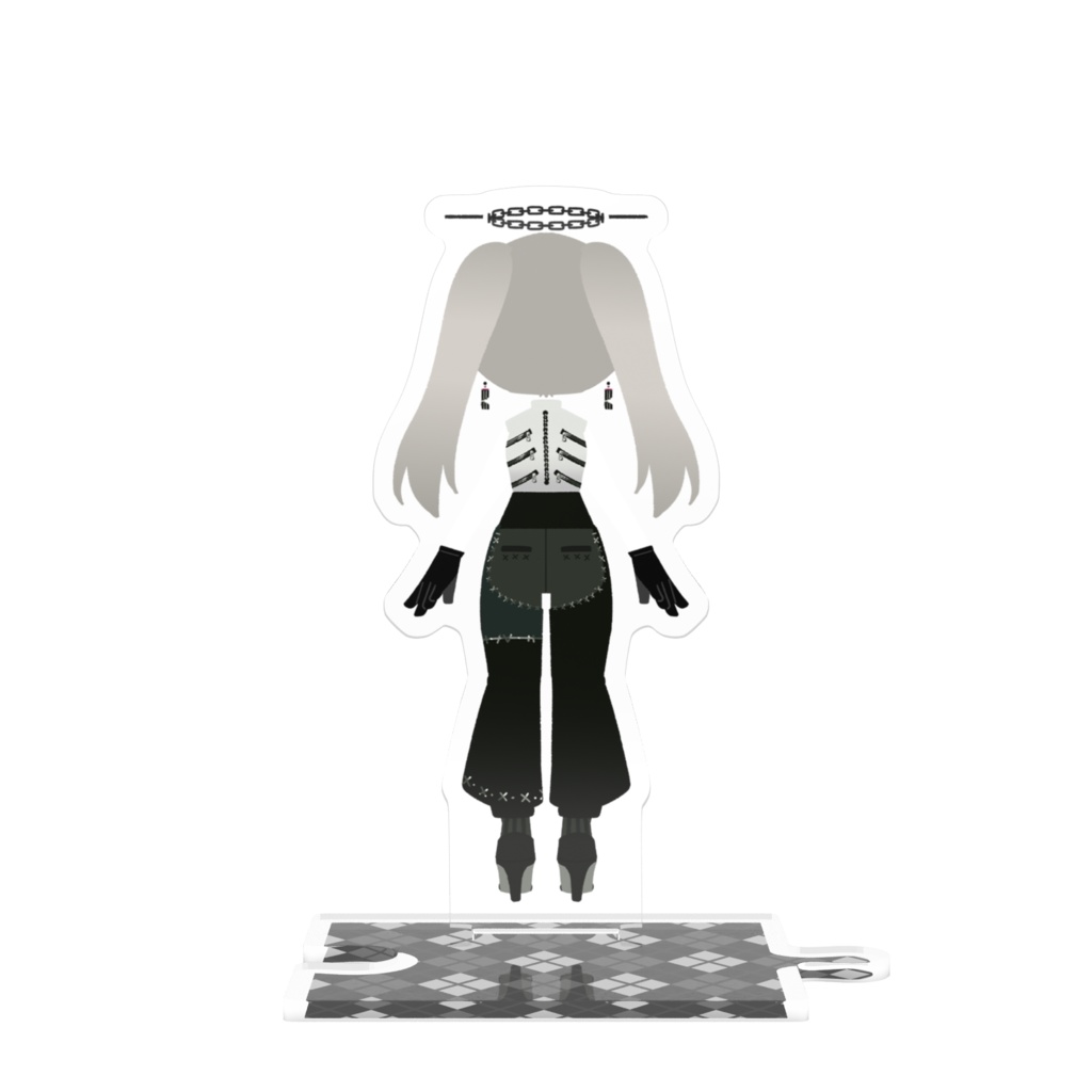 深目子つながるアクスタ(衣装デザインコートなし-裏)