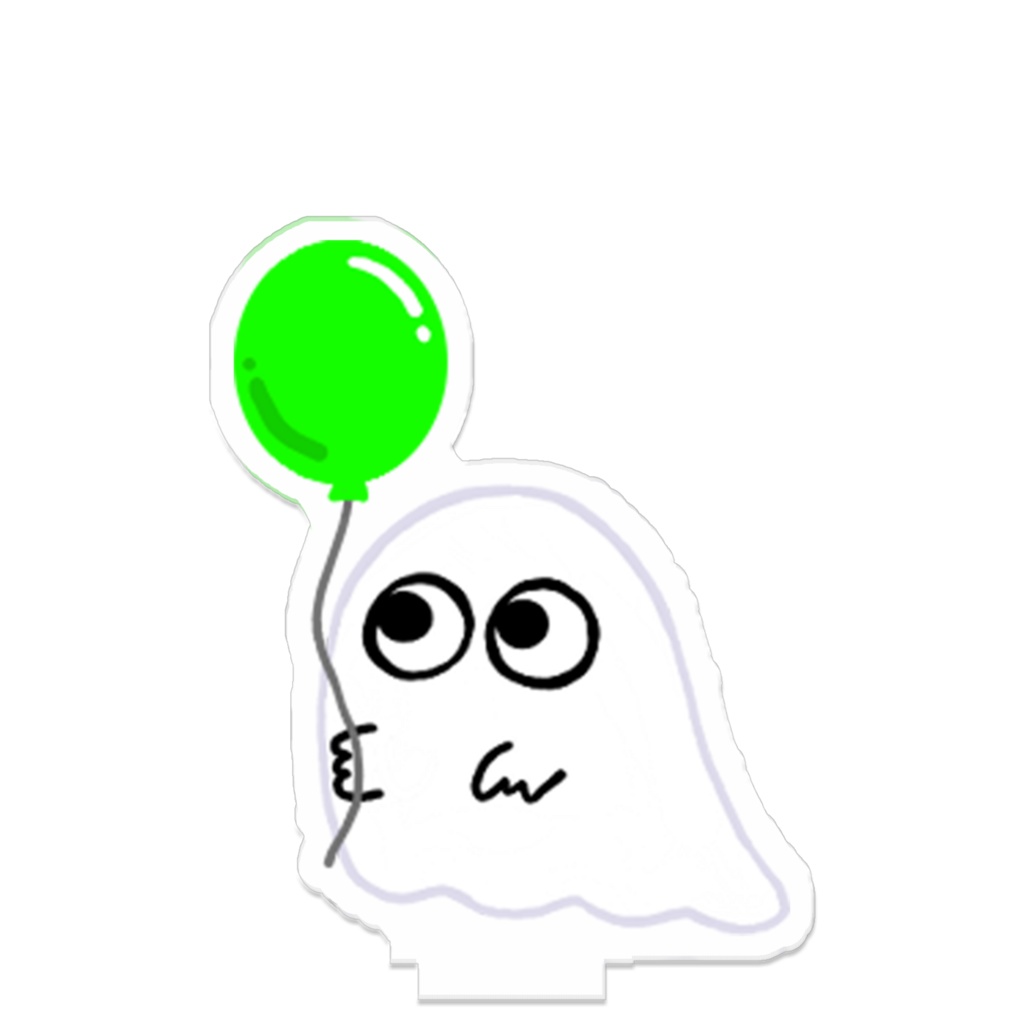 目玉ちゃんつながるアクスタ(風船-緑)