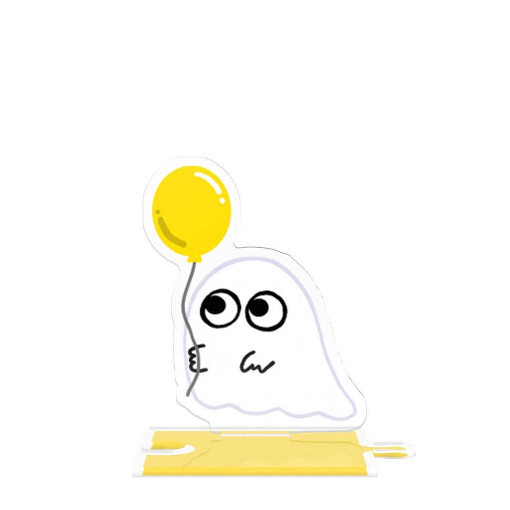 目玉ちゃんつながるアクスタ(風船-黄色)