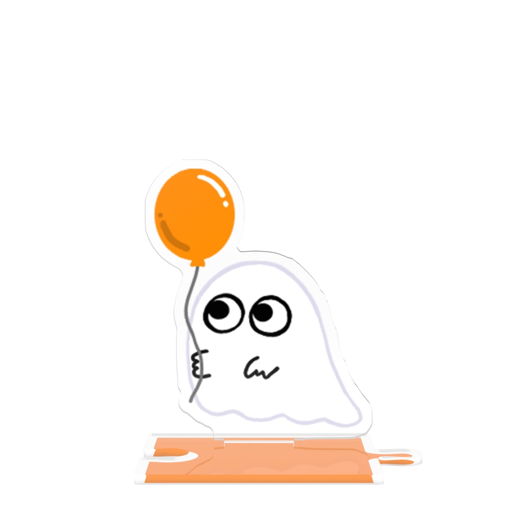 目玉ちゃんつながるアクスタ(風船-オレンジ)