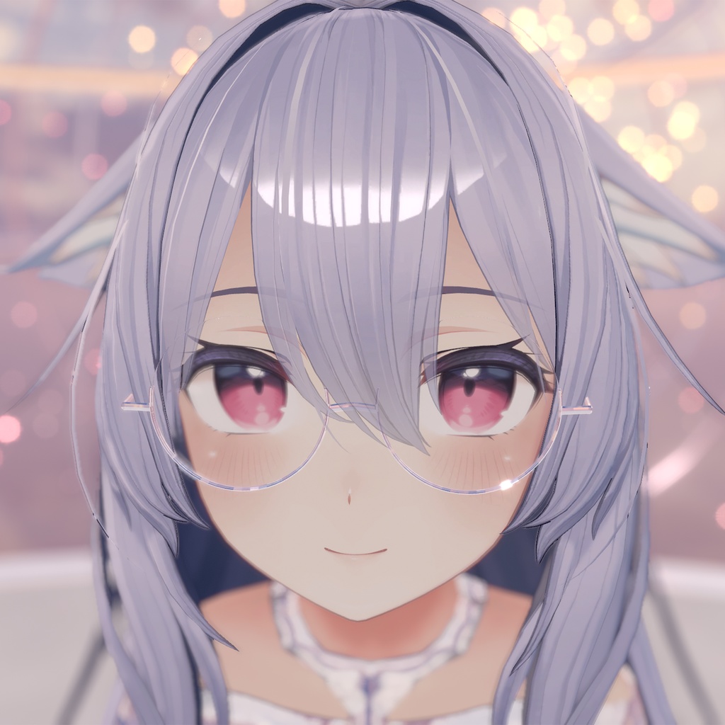 - LLook - Half Round Glasses【VRC想定】