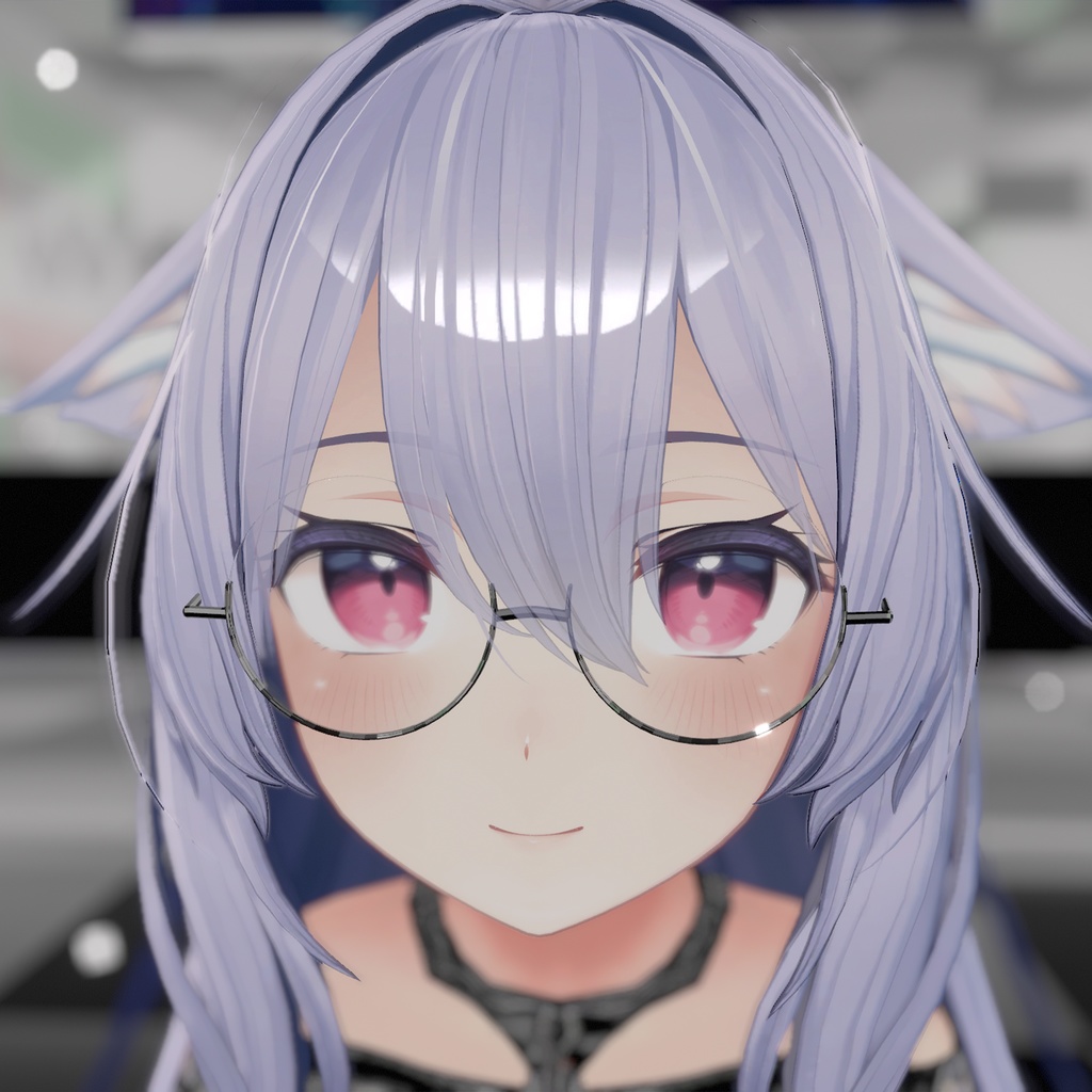 - LLook - Half Round Glasses【VRC想定】