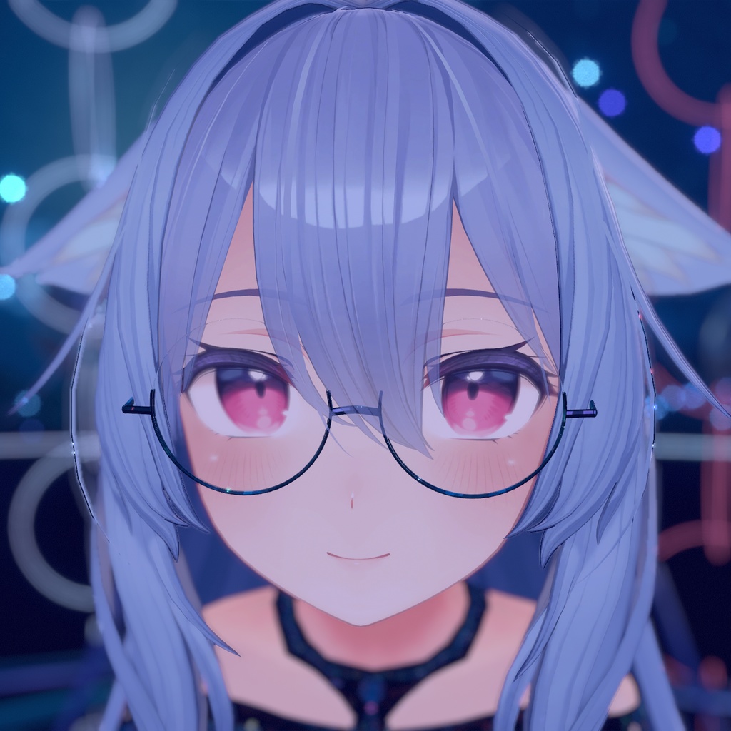 - LLook - Half Round Glasses【VRC想定】