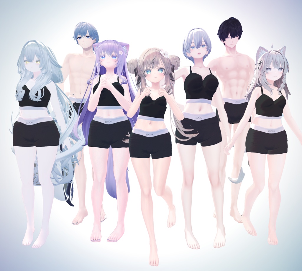 LLOOK Under Wear for VRChat 【７アバター対応】